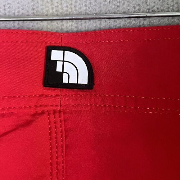 The North Face Board Shorts Swim Trunks Side Pocket Red and Black Men 38 - Picture 14 of 16